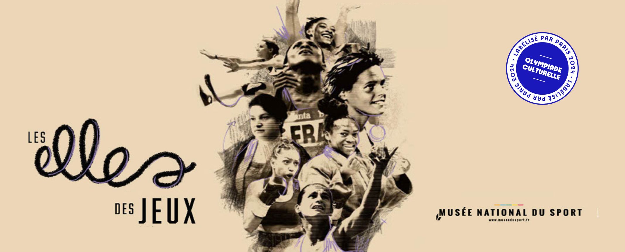 Des femmes sportives à l'affiche de l'exposition Les Elles des Jeux